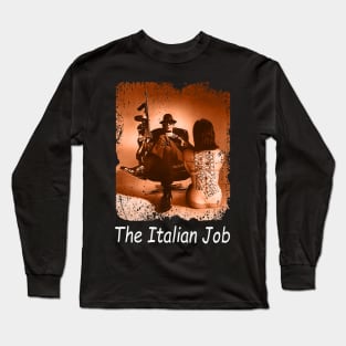 Michael Caine's Classic Coolness on Vintage Tees Long Sleeve T-Shirt